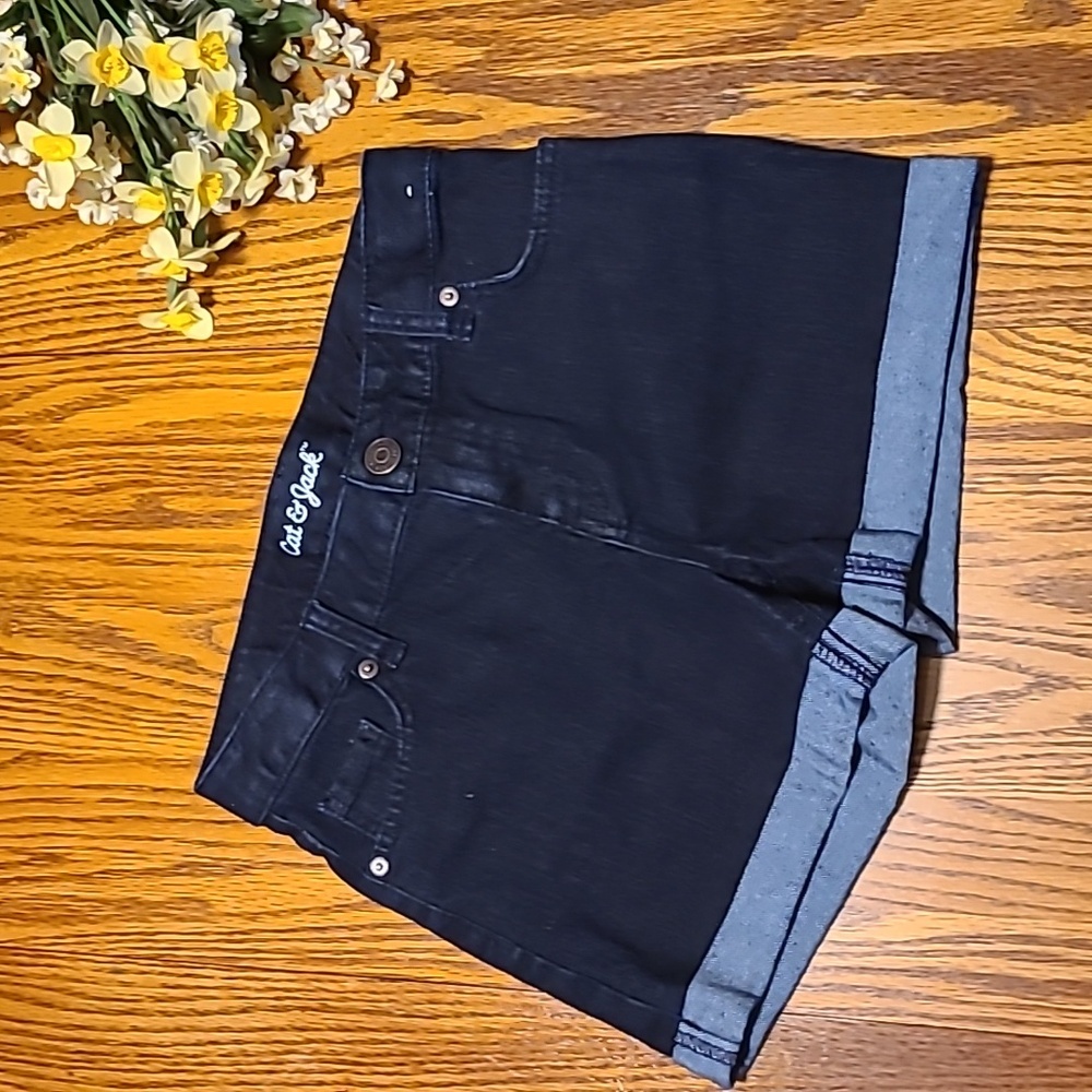 Cat & Jack Denim Shorts - Girls Large 10/12